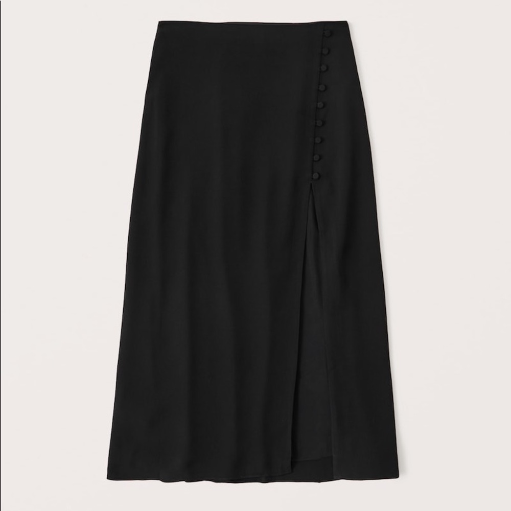 NWT! Abercrombie delicate button midaxi skirt, Sz M